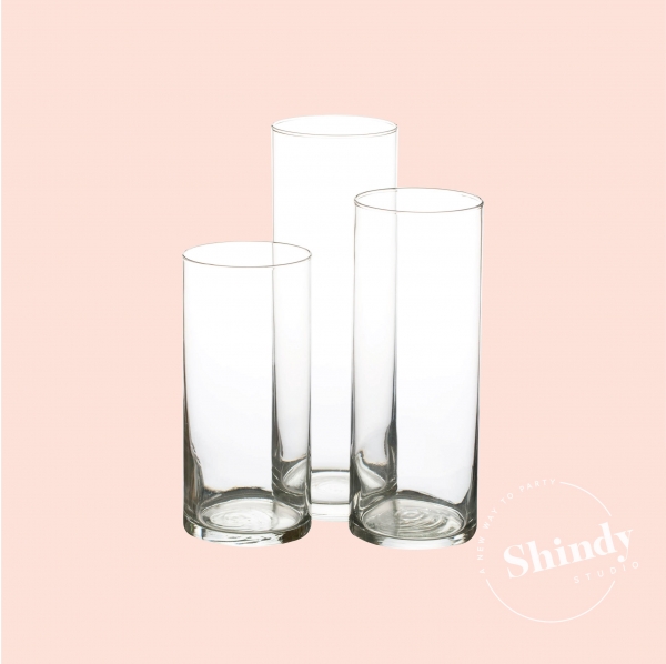 Cylinder Pillar Candle Vases